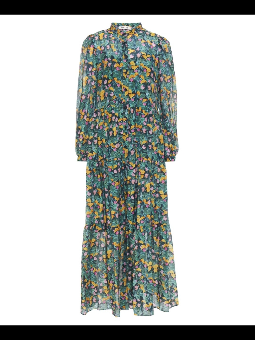 Diane von Furstenberg Women's Floral Gathered Dress Size XXS-Missing Lining